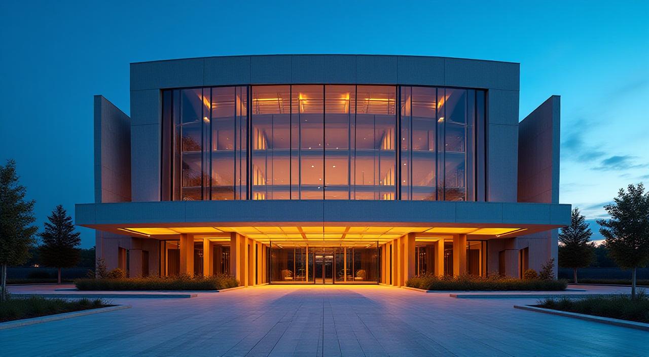 Stunning architectural lighting installation